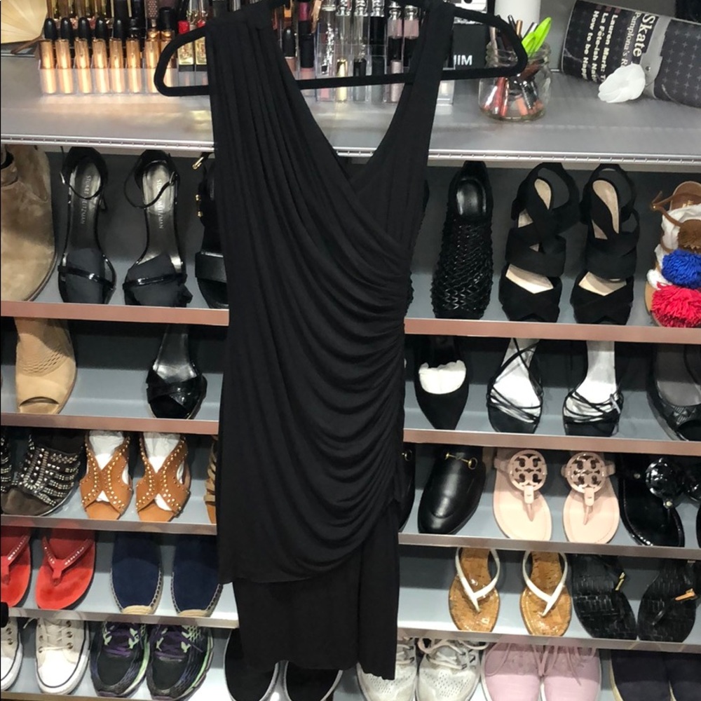 Bailey 44 black A-symmetrical dress small
